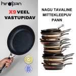 Vaevatu kleepumisvastane pann
