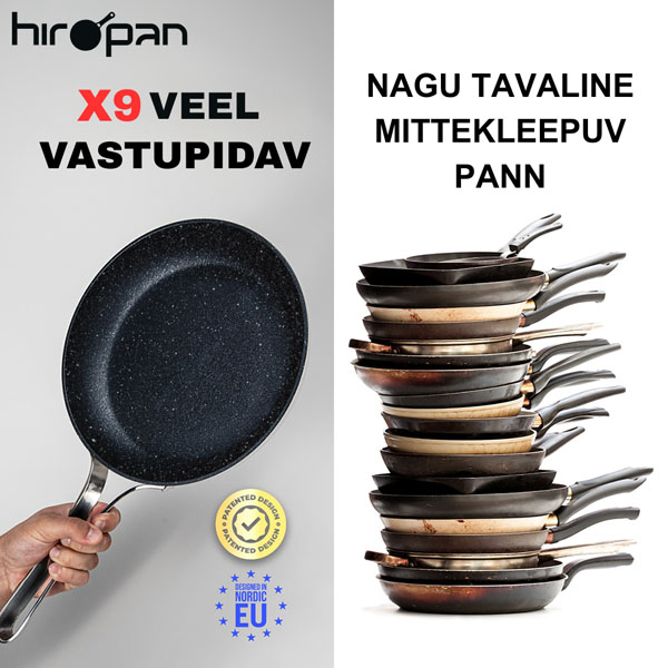 Vaevatu kleepumisvastane pann